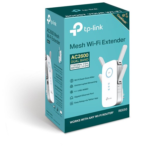 TP-Link RE650 AC2600 Wi-Fi 6 Range Extender