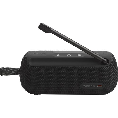 JBL Tuner 3 DAB/DAB+/FM Radio with Bluetooth (Black)