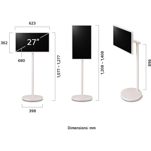 LG 27' StanbyME 2 Portable Smart Touch Screen