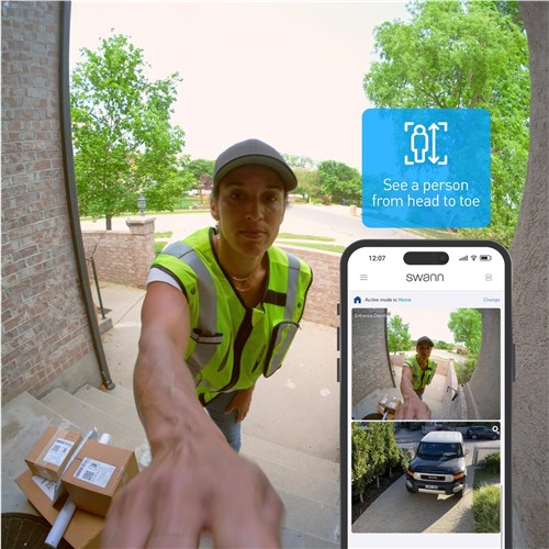 Swann Evo Wireless Video Doorbell (Black)