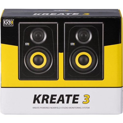 KRK Kreate Studio Monitor 3.5' Speakers [Pair]