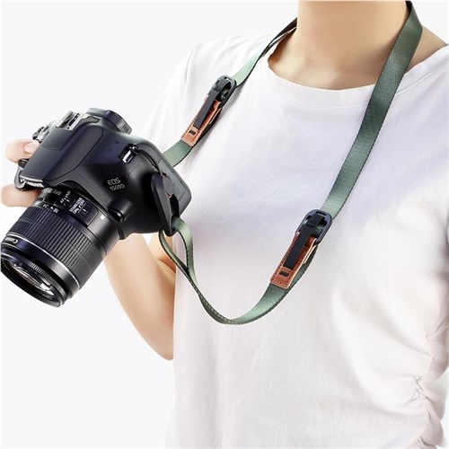 XCD Premium Slim Camera Neck Strap (Olive)