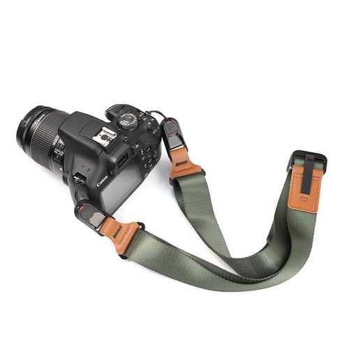XCD Premium Wide Camera Neck Strap (Olive/Tan)