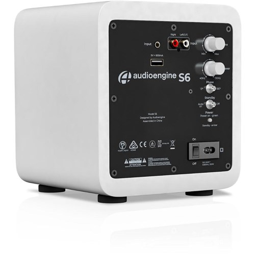 Audioengine S6 Subwoofer (White)