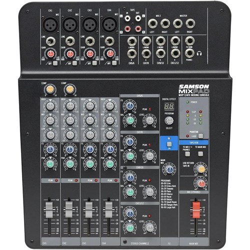 Samson MXP124FX 12 Channel Mixer with EFX & USB